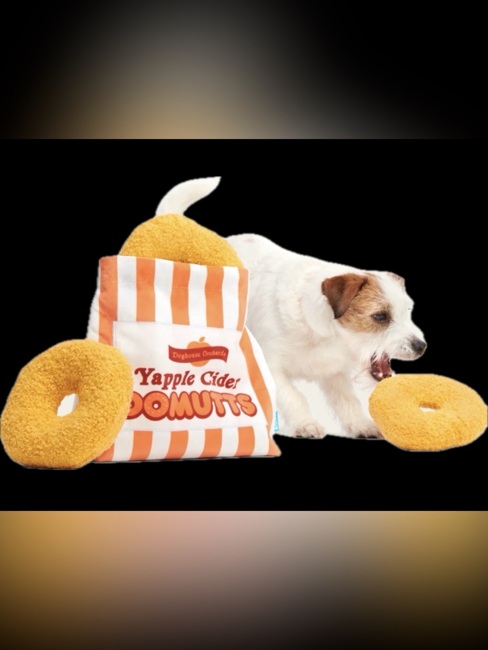 Bark Box XL Dog Toy Yapple Cider DOMUTTS NEW 4 toys in 1